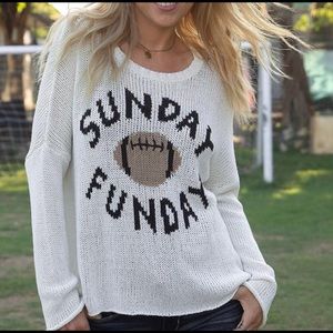 Sunday funday wooden ships sweater!